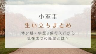 小室圭の生い立ちまとめ｜幼少期・学歴&銀行入行から現在までの経歴とは？