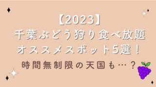 【2023】千葉ぶどう狩り食べ放題オススメスポット5選！時間無制限の天国も…？